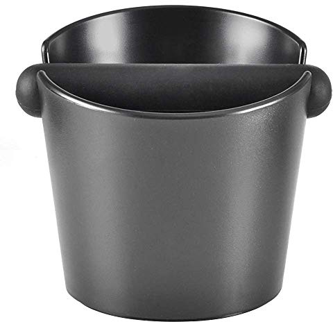 CAFEMASY Expresso-kaffebox i ABS med avtagbar slagstång och halkfri tätning svart