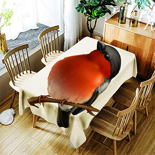 FANSU 3D Tischdecke Abwaschbar, Polyester wasserdichte Rechteckige Pflegeleicht Eckig Halloween Tischtuch Fleckschutz Schmutzabweisend (140 * 140,D)