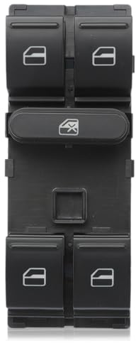 ZEALfix Interrupteur Commande Leve Vitre Bouton électrique pour Fenêtre 1K4959857B pour Jetta Golf Polo Passat Caddy T-iguan Touran