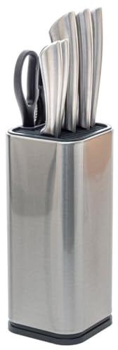 Paris Prix FIVE Simply Smart - Bloc 5 Couteaux & Ciseaux Inox 36cm Argent