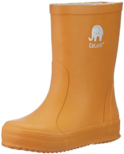 Celavi Stivali in gomma per bambini Basic Wellies, Buckthorn marrone, 28 EU