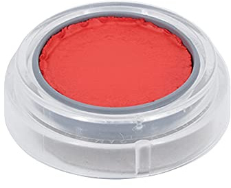 GRIMAS Körperfarbe, 2.5ml Wasserschminke, Farbe Rot, professionelle Körperfarbe, schnelltrockend und sehr hautschonend, ideal fürs Kinderschminken, Karneval und Halloween, auf Wasserbasis