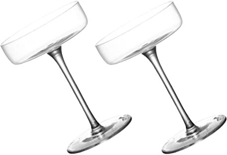 Margarita Vasos Claros Daiquiri Gafas Martini Margarita Copas Vino Copa Copa Vasos para Fiesta Bares 2 Piezas