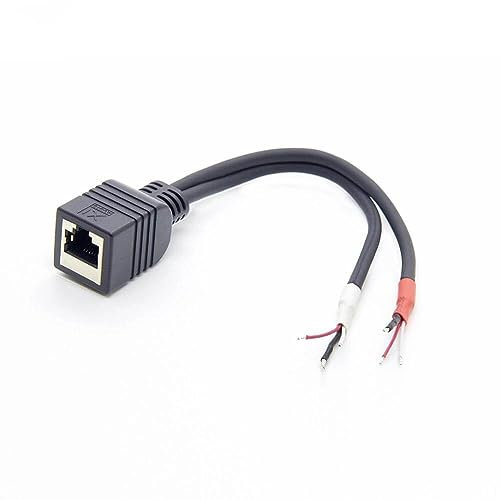 Elecbee Dual Unterminated to RJ45 Female Adapter