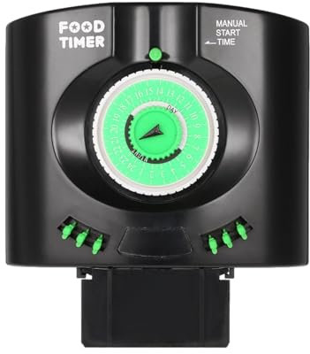 Electric Automatic Feeder Timer | Auto Fish Food Dispenser | Effortless Feeding For Fish Tanks, Streamlined Feeding Routine Enhancement, Precision Dispensing Tool For Small To Large Aquariums
