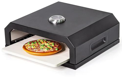 12 Zoll Pizza-Ofen, Pizza-Grill im Freien, Tragbarer Pizzaofen, Haustier Pizzaofen im Freien, Pizzaofen mit Thermometer, Für Piekar geeignet