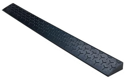 WRYSQBHJYB Rollstuhlrampe, Schwellenrampe, rutschfeste Rollstuhlrampe, Power Scooter-Rampe für Schwellen, Türen und Badezimmer(3.5cm/1.3in)