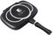 BERGNER by Vissani Padella doppio grill effetto fornetto 32x24x7,2cm, corpi separabili in alluminio pressofuso con rivestimento antiaderente effetto pietra, chiusura ermetica