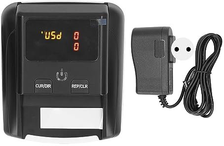 Détecteur de billets de banque Brillixa Automatic, vérificateur de facture de contrefaçon portable pour USD EUR, machine d'authentification monétaire avec batterie intégrée