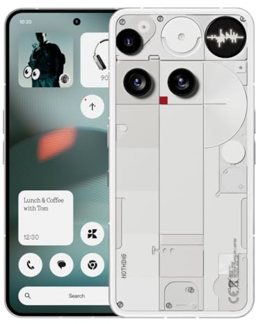 Nothing Phone (3) - Smartphone with 50 MP Triple Rear Camera system, 24 Hour Silicon Carbon Long Lasting Battery, 6.67 120Hz AMOLED Display and Glyph Matrix, 12GB + 256GB - White