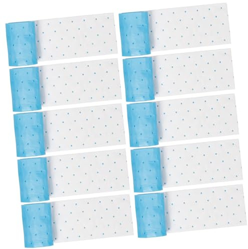 Hemobllo Filtro para Campana Extractora de Cocina, 10 Piezas, Azul, Tejido No Tejido y Fundido, Absorbente de Grasa, Recortable para Hogar