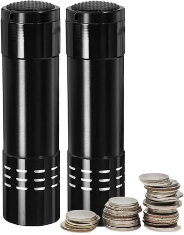 Escondite camuflado – Doble caja oculta con forma de linterna con compartimento secreto – Linterna falsa para ocultar dinero, joyas, objetos pequeños recipientes discretos para al seguro