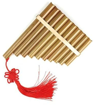 panflöte erwachsene Bambus-Panflöte Instrument C-Tonart 10 Pfeifen
