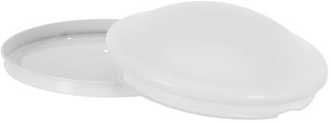 Homoyoyo Pantalla de Lámpara Redonda para Techo Empotrada Base, Diámetro 19 Cm, Cubierta de Repuesto para Luminarias de Techo, Adecuada para Cocina, Dormitorio y Pasillo
