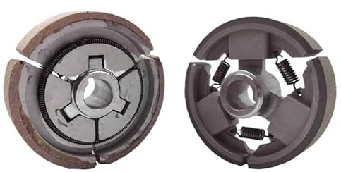 Polea de Embrague para Motor de Gasolina 170F 168F, Polea de Transmisión de Doble Ranura Tipo B para Motocultor, Cultivador y Sistema de Tracción, 1 Pc(Spring Clutch Core)