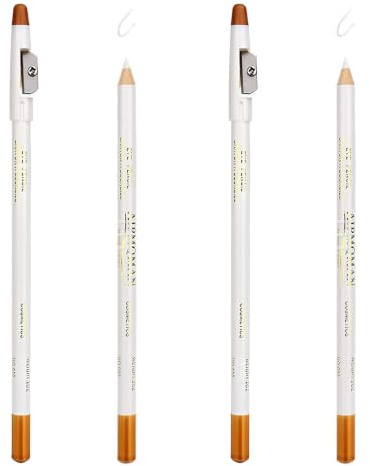 Barber Pencil 4PCS, Beard Pencil Filler with Built-in Sharpener for Men, Hairline Outliner, Beard Shaping Pencil for Men for Patchy Beard Coverage, Professional Shave Grooming Tools