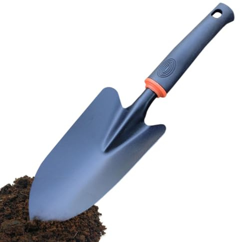 Pala da Giardino Impugnatura Ergonomica Confortevole | Pala A Mano In Metallo Per Cortile Prato Paesaggistica Piantumazione Allentamento Ortaggio Terreno Sabbia Radice Esterno