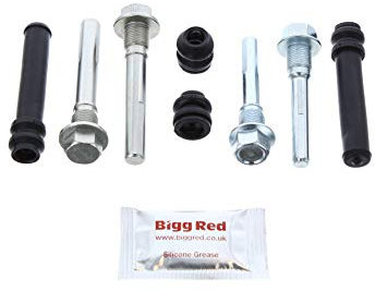 Bigg Red - Front Brake caliper Slider Pin Kit - Compatible with Shogun 1999-2013, Grandis 2004-2011, Mpv 1999-2006, Cx7 2007, Bongo 1997-2003