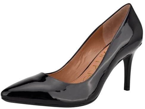 Calvin Klein Women's Gayle Pump, Black Patent, 7