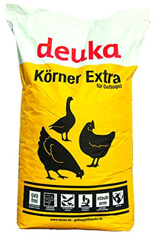 Deuka Körnerfutter Extra 25 kg Hühnerfutter Geflügelfutter Wachtelfutter gentechnikfrei