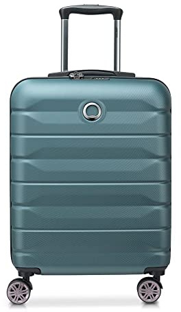 DELSEY Paris - AIR Armour - Valise Cabine Rigide Slim - 55x40x20 cm - 34 litres - S - Vert