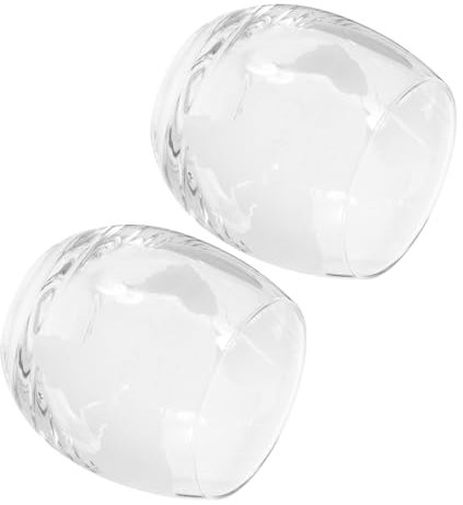 Housoutil 2pièces Verres Décoratifs Imprimés de Cartes pour Boissons Chaudes ou Froides Lot