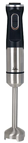 Jata JEBT1851 Batidora de Mano 1500 W, Incluye Vaso Medidor 700 ml, 4 Cuchillas de Acero Inoxidable, Regulador electrónico de velocidad, Pie de acero inoxidable desmontable, Función Turbo