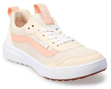 Vans Women's Range EXP Sneakers, Mesh Peach Beige/White, 4 UK
