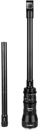 AstrHori 28 mm F13 2X Makro-Sondenobjektiv Vollformat 90°/Direct Set Spezialobjektiv für spiegellose Kameras der Sony E-Mount-Mount-Serie A7 A7R A7S A9 A6000 A6300 A6500 A6600 usw. (Schwarz)