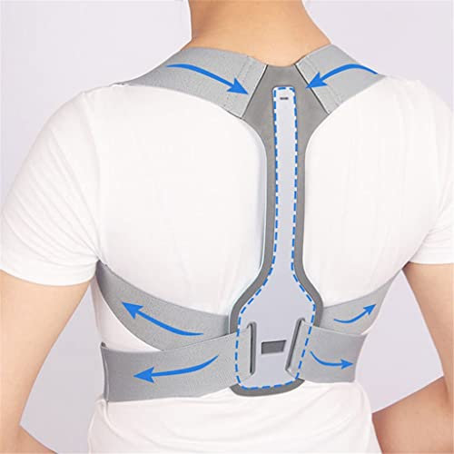 INEARZ Haltungskorrektur Rückenstütze Schlüsselbeinstützgürtel Korsett Stop Slouching Hunching Verstellbarer Rückentrainer Unisex (Farbe: B, Größe: XL-Code) Beauty Comes