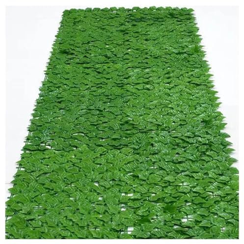 Sichtschutz Grüner Zaun Efeuzaun Gartenzaun Balkonsichtschutz 1x5m 1x10m Künstliche Efeu Hecke Paravent Balkonverkleidung Mit Umreifungsband Seitenmarkise Sichtschutzwände Ohne Bohren(Size:1x6m)