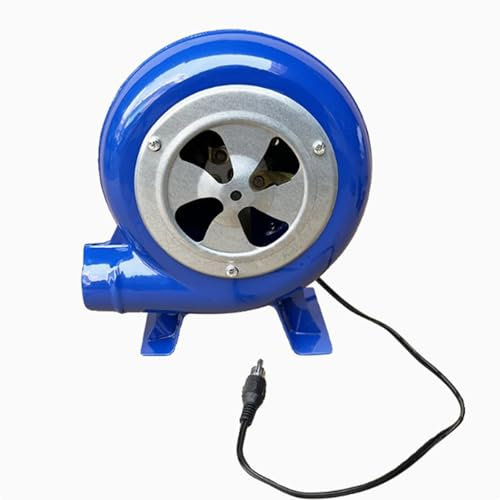Ventilateur Soufflant, Souffleur Électrique, Souffleur de Forge Portable, Ventilateur de Barbecue, Coque en Fer, Avec Régulateur de Vitesse 220 V, Entrée D'air de Type Ventilateur, Grand Volume D'air(