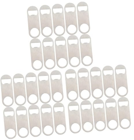 Cabilock 3 Series Abrebotellas Abrelatas Abridor De Botellas De Cocina Abrebotellas Abrel De Cerveza Abridor De Tapas De Botellas Abrelatas De Refresco Acero Inoxidable 10 Piezas*3