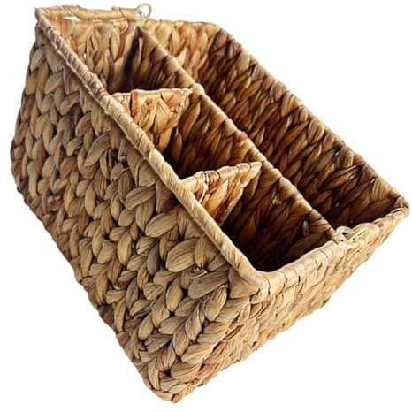 Healifty Panier Tressé Pour Couverts Organisateur De Cuisine Panier De Rangement Pour Ustensiles Design Simple Pour Plan De Travail
