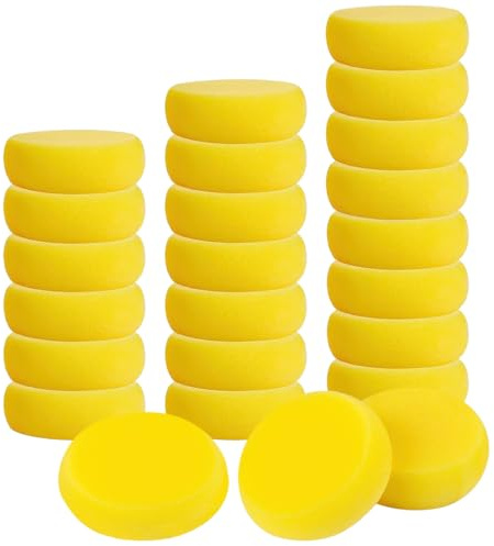 25 Piezas Esponjas Sintéticas para Manualidades, 7 cm, Absorbentes Suaves
