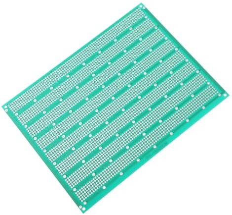 SEWACC Plaque d'Essai Circuit Imprimé Vert en Fibre de Verre Cuivre, Performance Fiable et Sécurité, pour Projets DIY et Soudure de Composants Électroniques