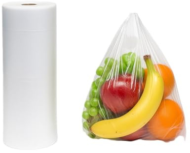 200Pcs Clear Food Storage Bags 9x 13 Freezer Disposible Fruit Vegetables