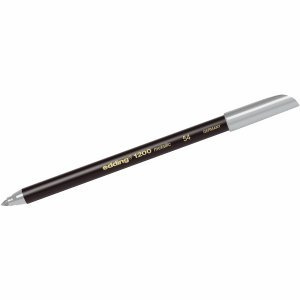 edding 10 x Fasermaler 1200 colorpen metallic Silber