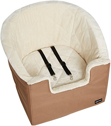Amazon Basics Schalensitz für Haustiere, Beige/Hellbraun