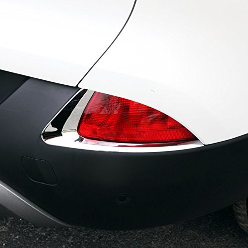 Für Kadjar 2015 2016 2017 Exterieur Nebelschlussleuchte Dekor ABS Kunststoff Verchromt 2 Stück