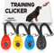 Diyife Hunde Clicker, 4 Stück Trainings-Clicker mit Handschlaufe, Klicker mit Großem Knopf, Hundeerziehung und Hundetraining, für Hund, Katze, Pferd (Multi-Color)