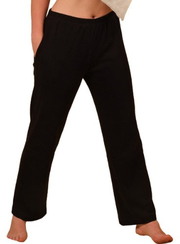 HERMKO 984 Homewear Hose für Damen und Herren aus Bio-Baumwolle, Kur, Gymnastik mit Tasche