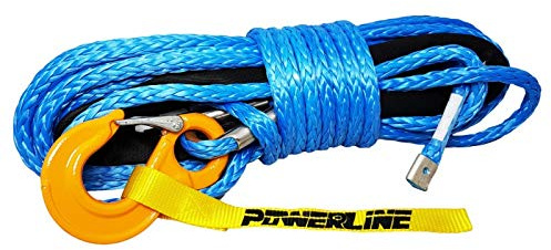 Kunststoffseil10 mm 28m Kausche, Haken, Windenseil Seilwinde Synthetikseil 4x4 MBL 8,2 ton UHMPE winde 4x4