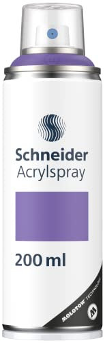 Schneider Paint-It 030 Supreme DIY Acryllack (hochdeckende Sprühfarbe, UV-beständig, 200 ml, Acrylspray für fast alle Untergründe) blue lilac matt
