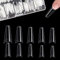500 Pezzi Acrilico Unghie Finte, Trasparente Unghie Tips Set, 10 Formati Donne Falso Chiodo Artificiale in Scatola Trasparente