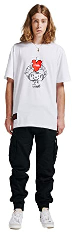 Dolly Noire Zazà Sirelli Tee T-Shirt Uomo ts120-ta 01 Black (M)