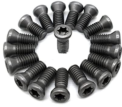OVLIN 20-50 STÜCKE M2 M2.5 M3 M3.5 M4 M5 M6 Torx-Einsatzschraube ersetzt Hartmetalleinsätze CNC-Drehwerkzeug/Klingenmesserstange legierter Stahl 12.9 (Color : 50 PCS, Hole Diameter : M3.5x8)