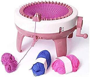 BOLYUM Strickmaschine, 48/40 Nadeln, DIY-Dualmodus, für Socke, Mütze und Schal, Webrahmen für Erwachsene (40 Nadeln)