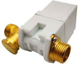 QZROPXOH 1pcs DN15 water heater air solar system G1/2' NC 12v 24v 220v Brass electric solenoid valve coil Control external screw thread(DC24V)