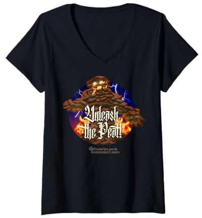 Womens Whisky Tasting Unleash the Peat and Monster Whisky V-Neck T-Shirt